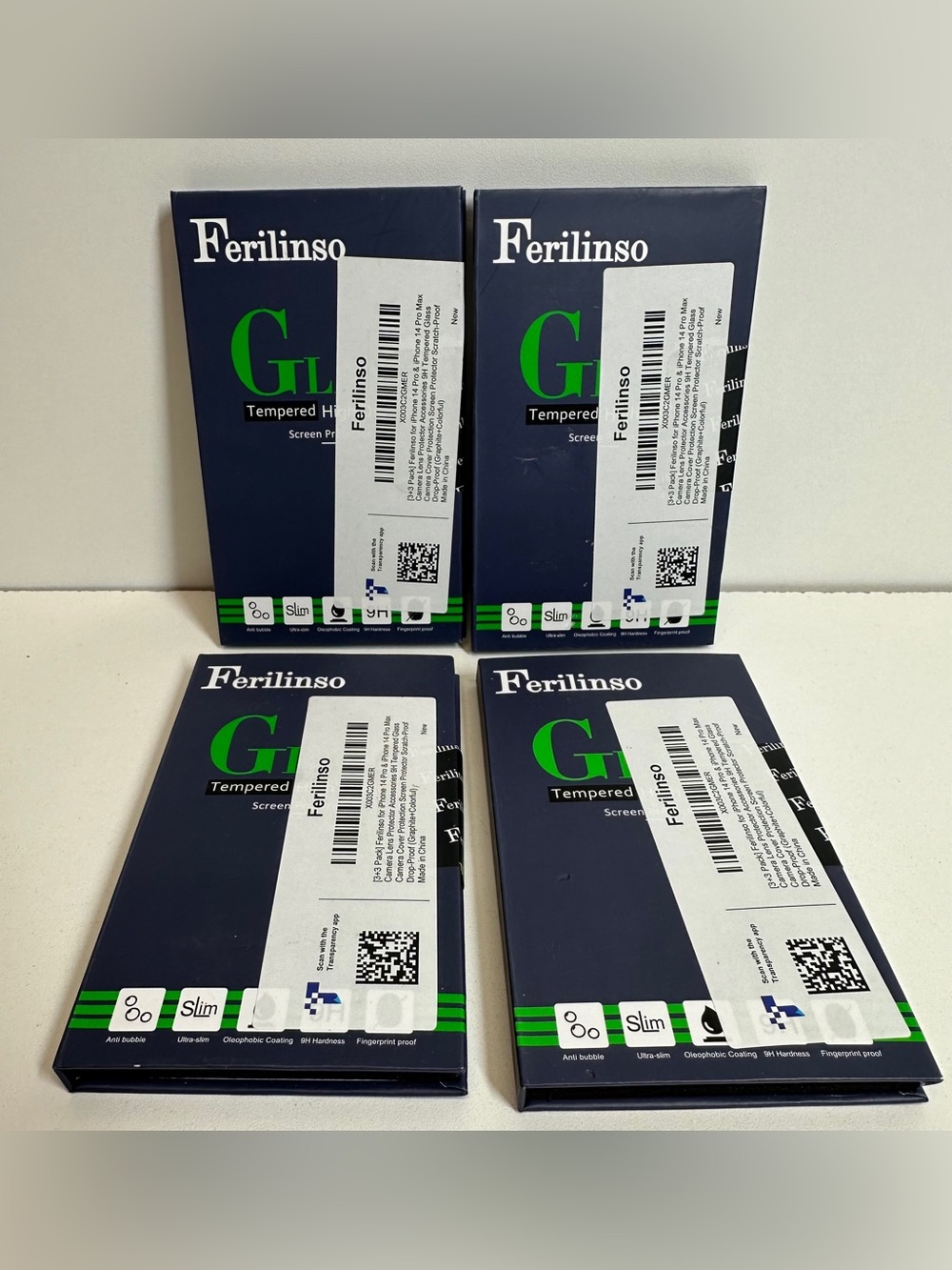 Ferilinso for Iphone 14 Pro & Iphone 14 Pro Max Screen Protector 3 Pac Lot